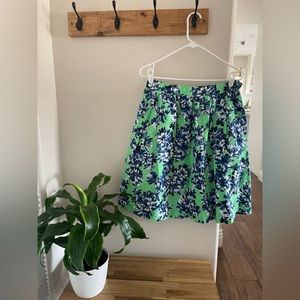 J-crew pleated midi skirt